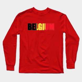 Belgium Belgique Long Sleeve T-Shirt